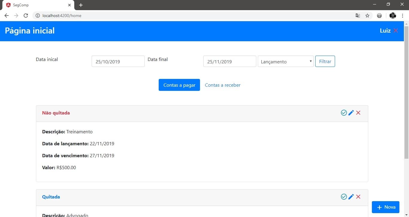 Financial Control System
